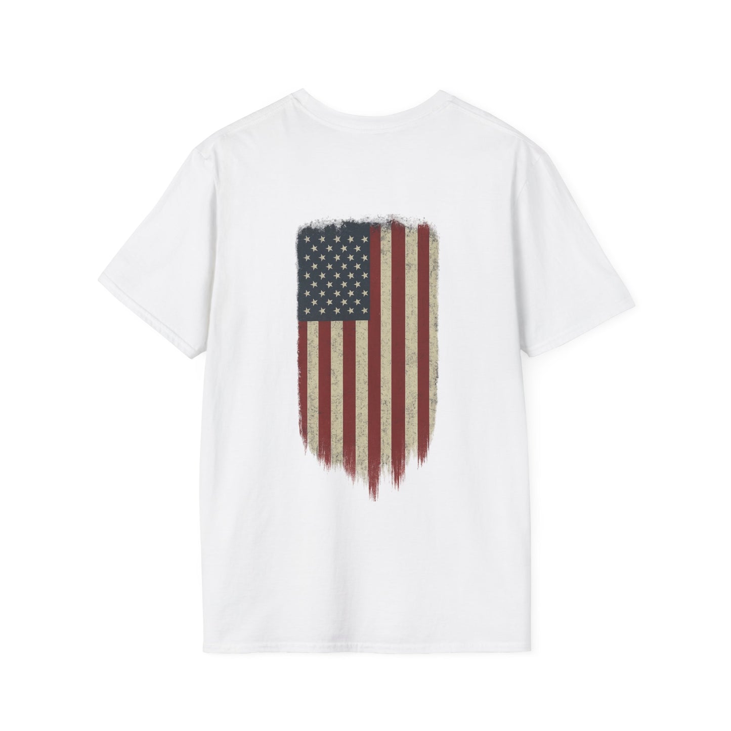 American Flag Tee (front logo + back design) – American Pride T-Shirt