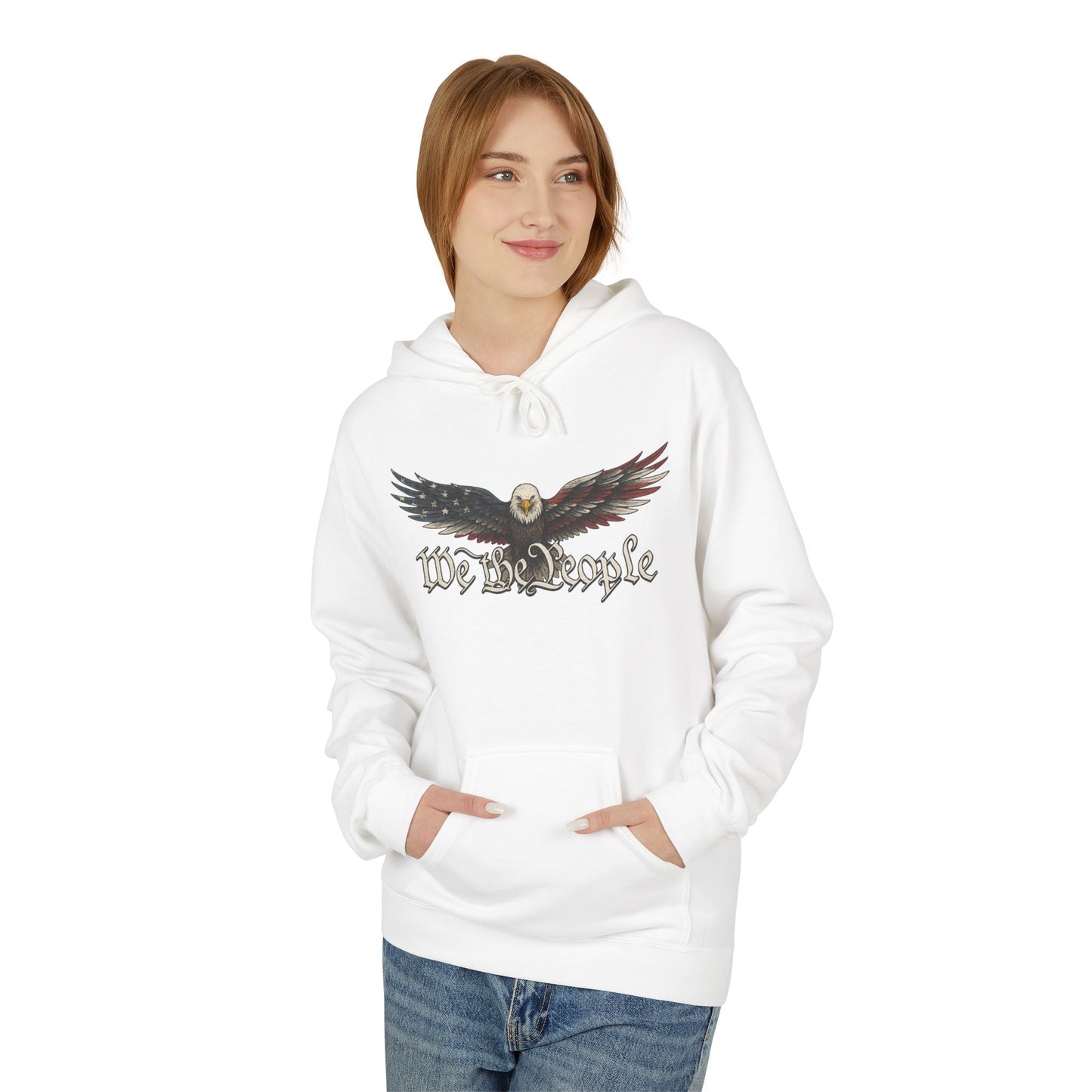 We the People Hoodie (front design) – American Pride Pullover
