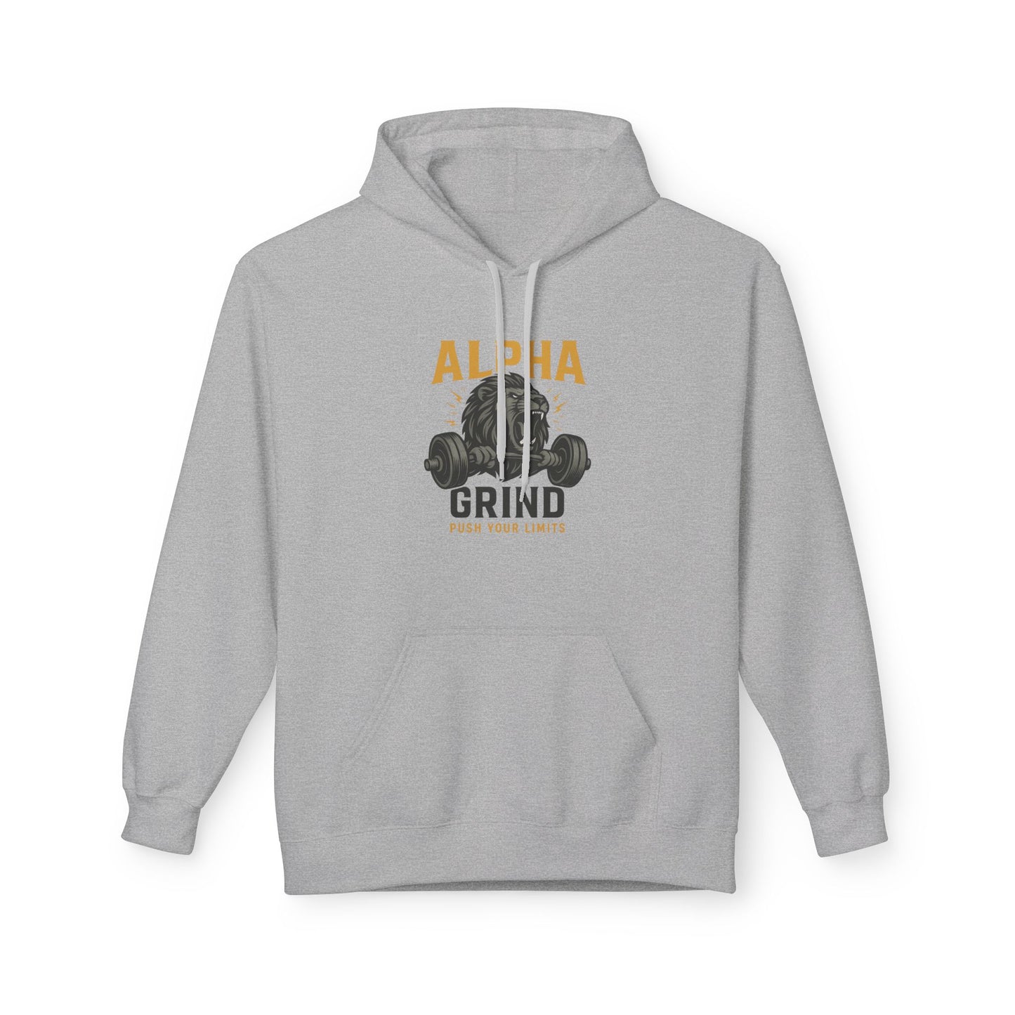 Push Your Limits Midweight Softstyle Fleece Hoodie (front design) – Gym Apparel