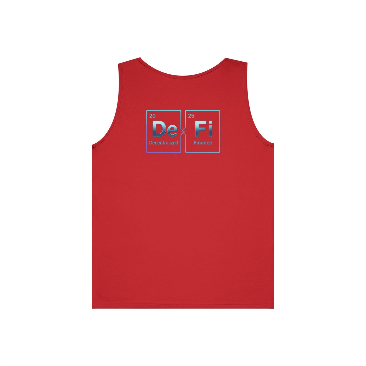 Decentralized Finance Tank Top (front logo + back design) – Crypto Vault Shirt