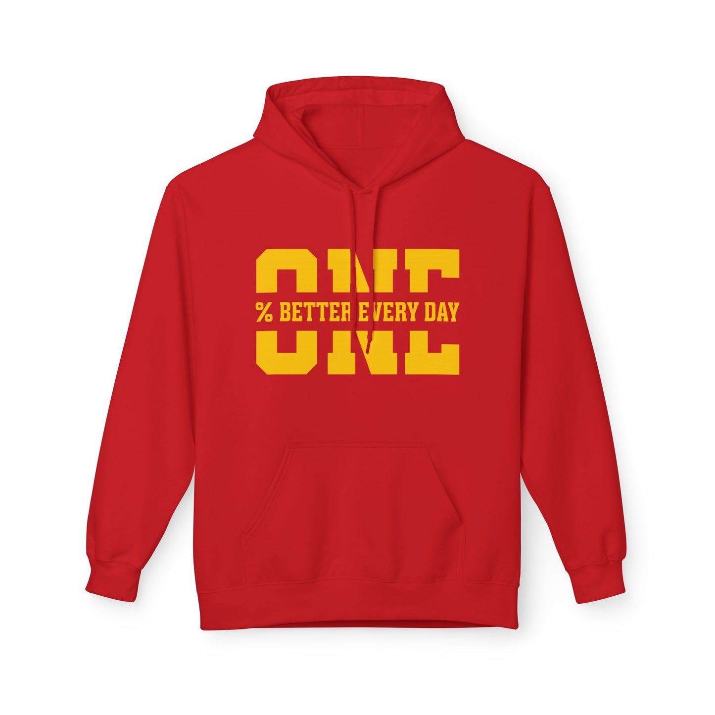 1% Better Every Day Hoodie (front design) – Discipline Club Pullover