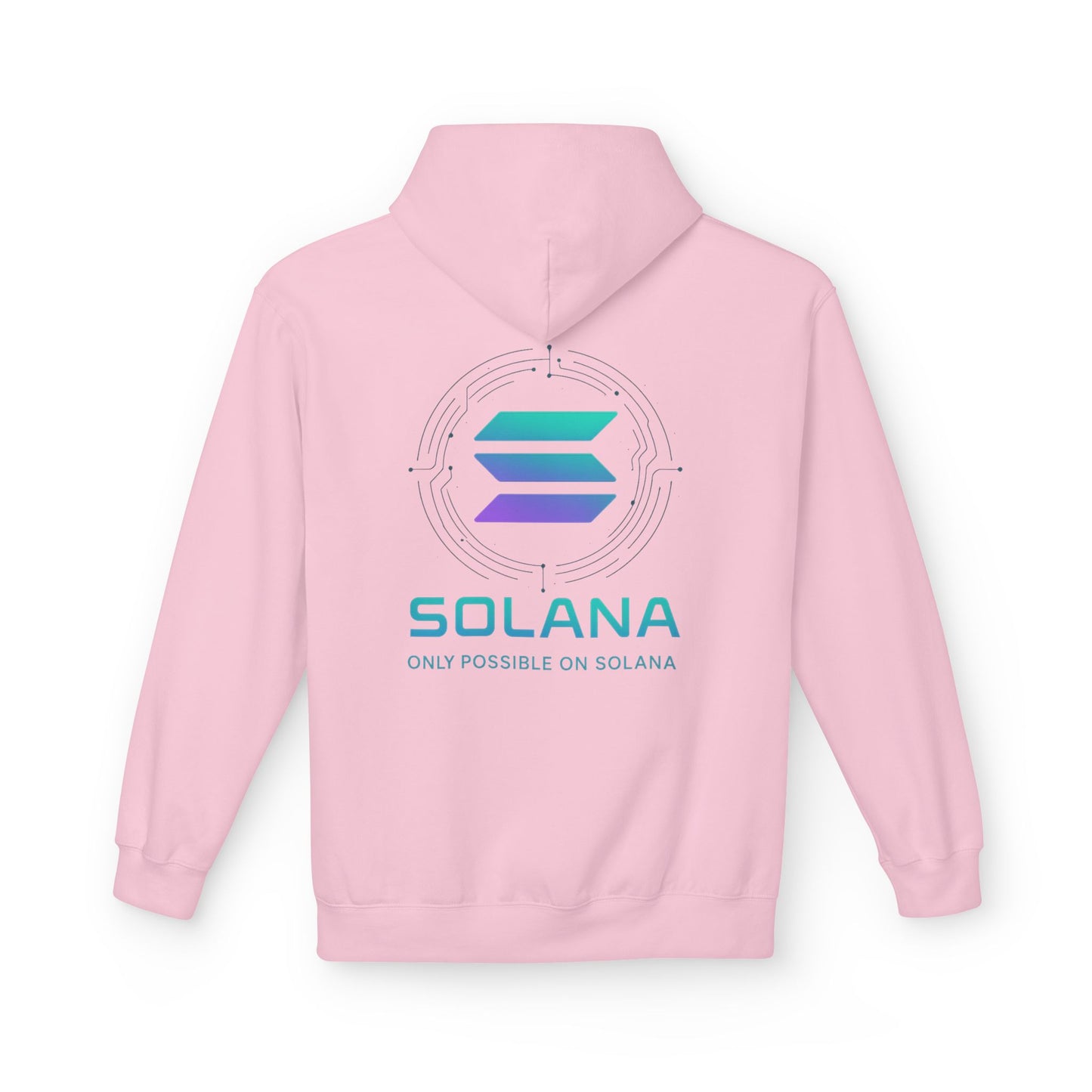 Only Possible on Solana Hoodie (front logo + back design) – Crypto Vault Pullover