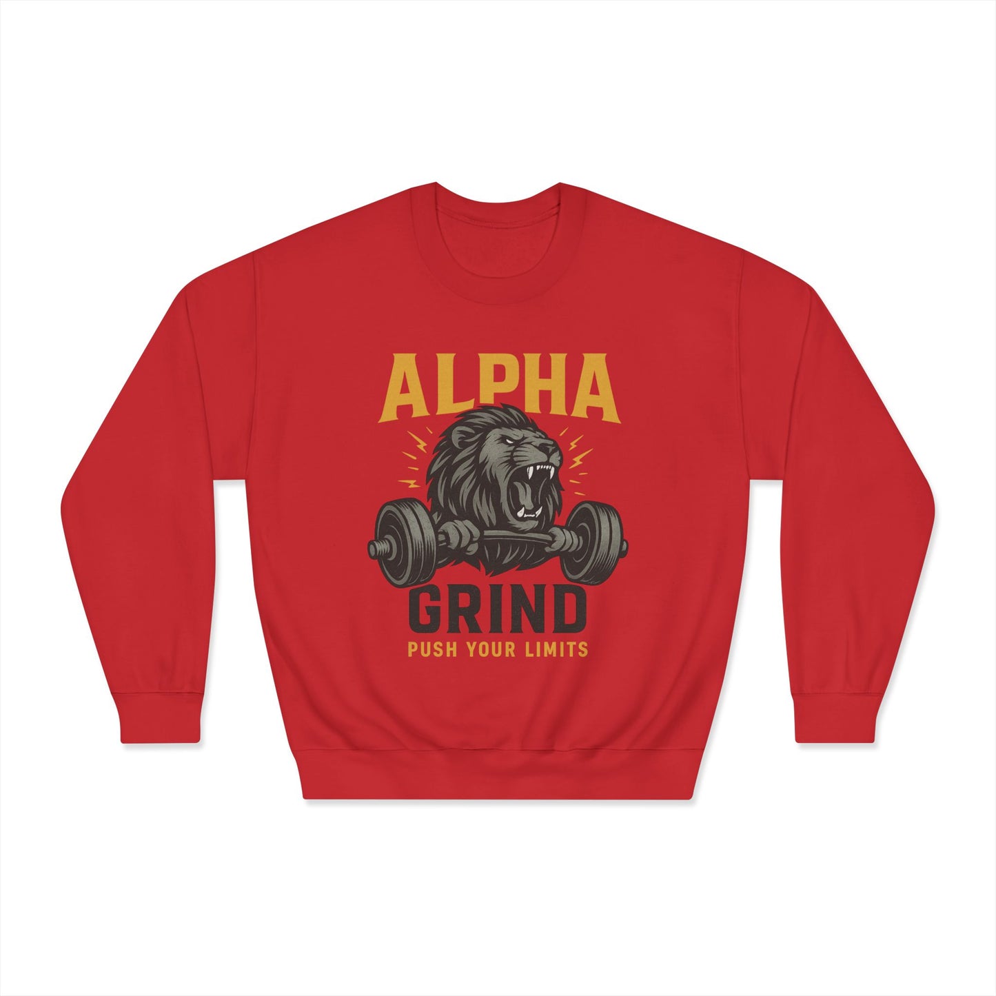 Push Your Limits DryBlend Crewneck Sweatshirt (front design) – Gym Apparel