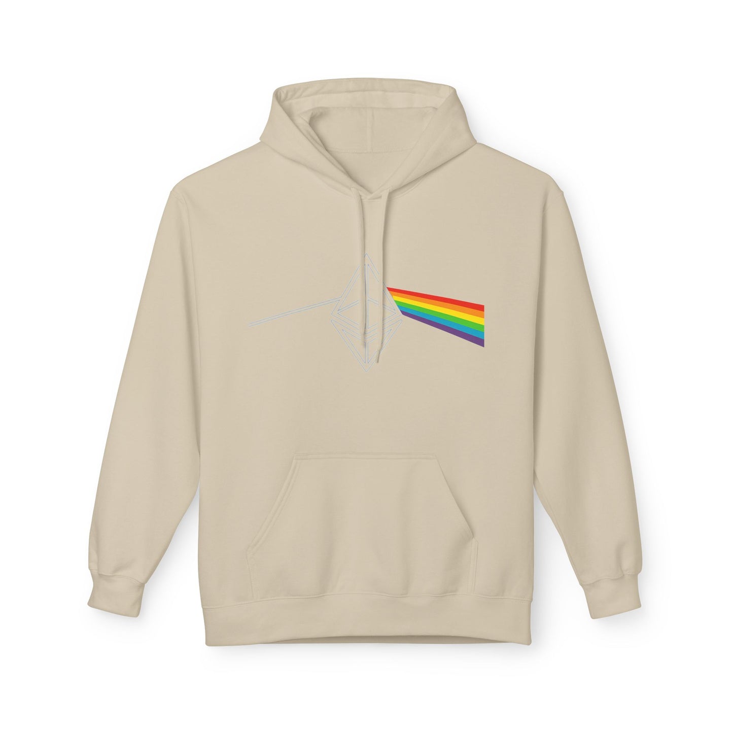 Ethereum Dark Side of the Moon Hoodie (front design) – Crypto Vault Pullover