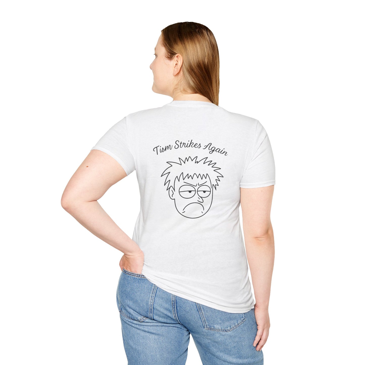 Tism Strikes Again T-Shirt (front logo + back design) - Meme Apparel