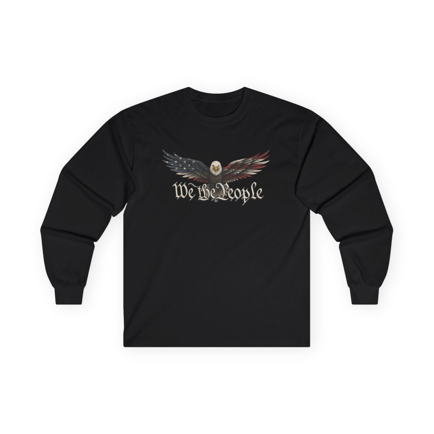 We the People Long Sleeve Tee (front design) – American Pride Shirt