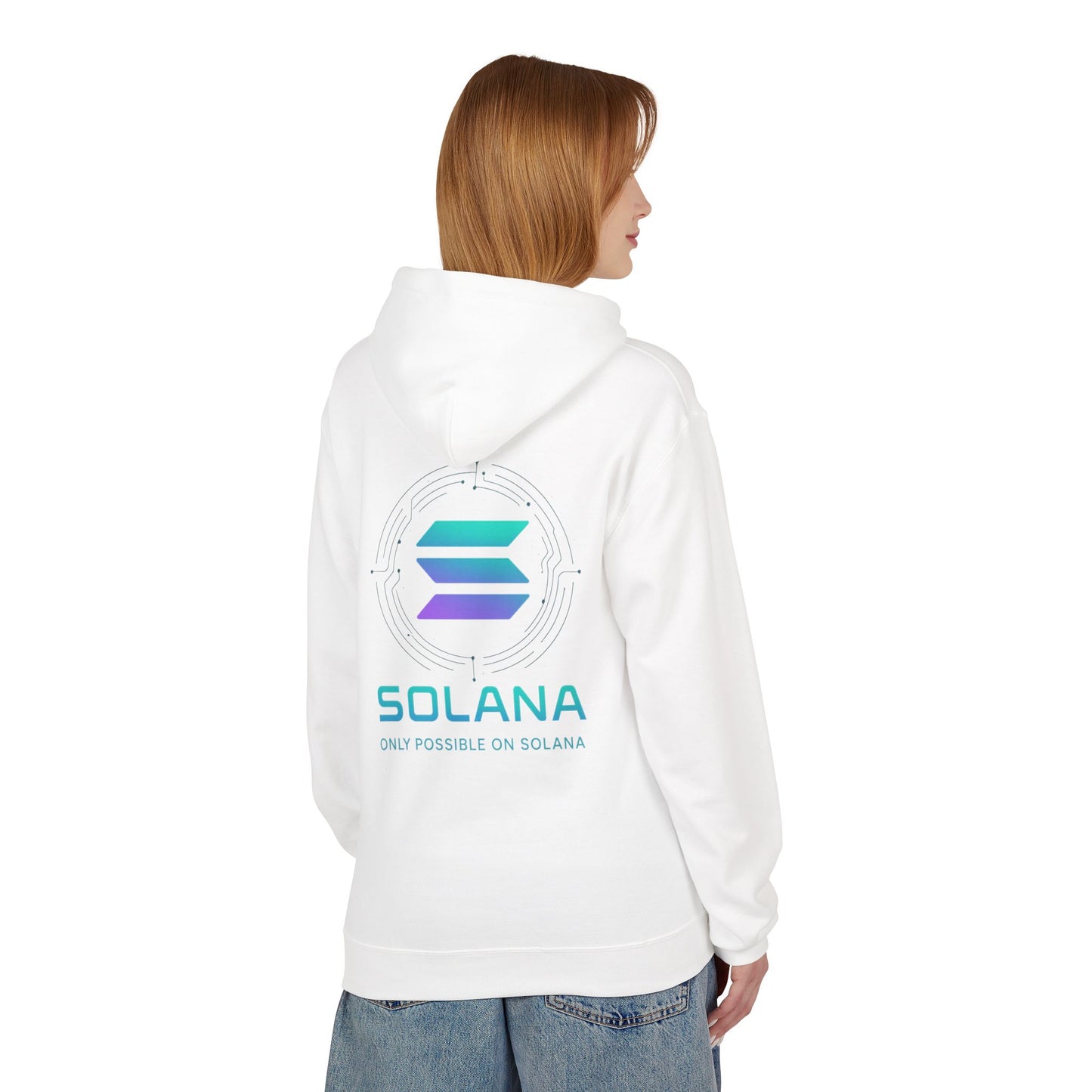 Only Possible on Solana Hoodie (front logo + back design) – Crypto Vault Pullover